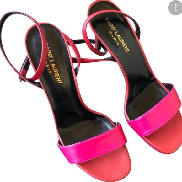 YSL Heels Pink and red 38 - Picture 2 of 10